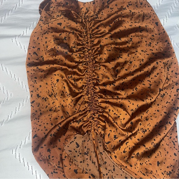 Brown Animal Pattern Skirt - Picture 4 of 4